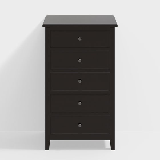 Elegant Minimalist Nightstand 3D model
