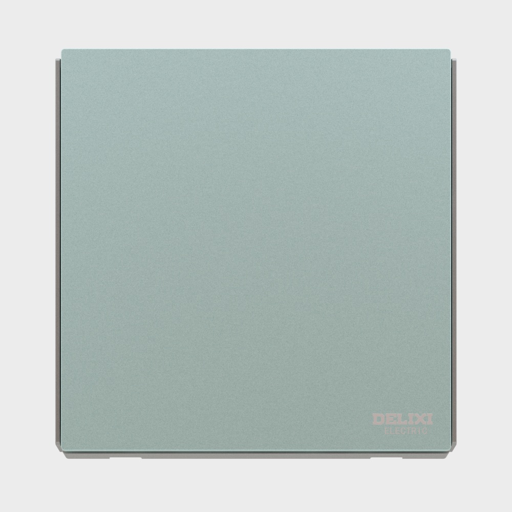 Delixi Electric CD885 stacked color series - switch on - quiet green