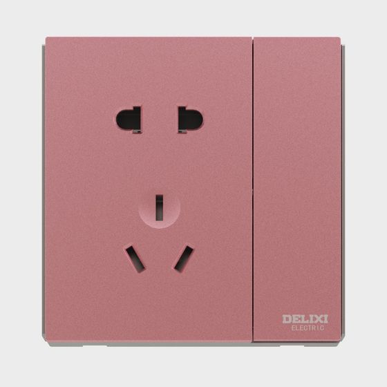 Charming Pink Power Outlet 3D Model