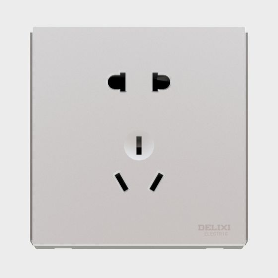 Stylish Low-Poly 3D Model Socket