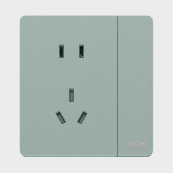 Modern Low-Poly 3D Socket Model