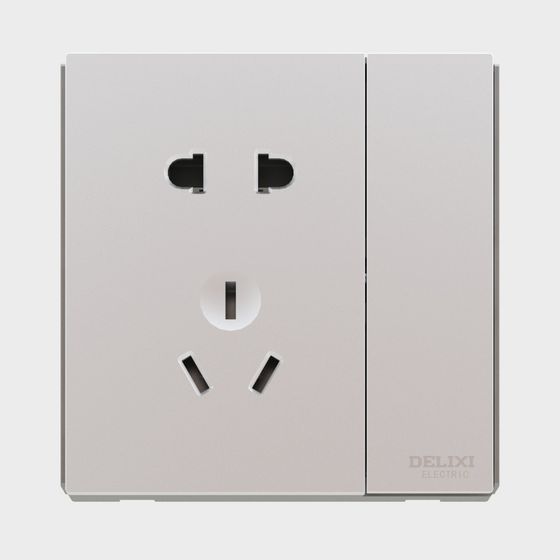 Minimalist Low-Polygon 3D Outlet Model