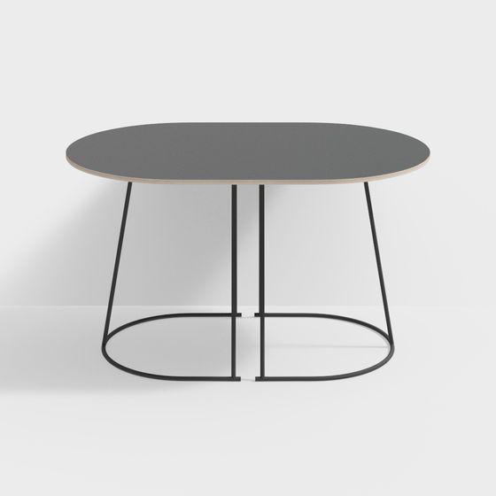 Urban Round Table 3D model for Modern Interiors
