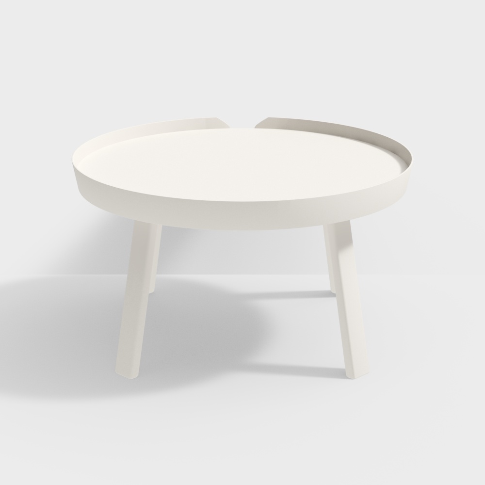 Sleek Coffee Table 3D Model – Low-Poly Modern Design