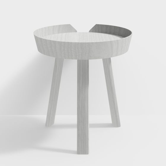 Sleek Wooden Table 3D model