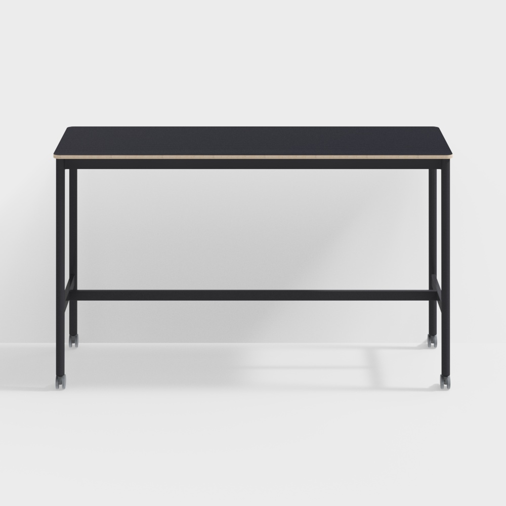 Modern Minimalist Mobile Desk 3D model