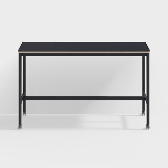 Modern Minimalist Mobile Desk 3D model