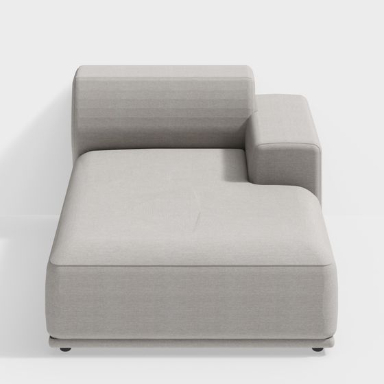 Modern Minimalist 3D Sofa Model