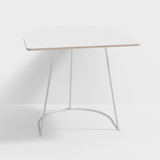 Sleek Dining Table 3D model for Modern Interiors