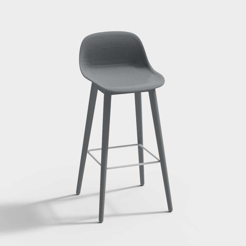 Taburete de bar Muuto-Fiber