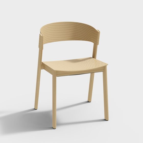 Modern Minimalist 3D Chair Model