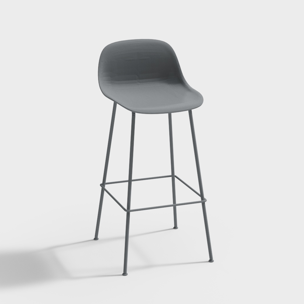 Danish Bar Stool-Muuto-Fiber Barstool