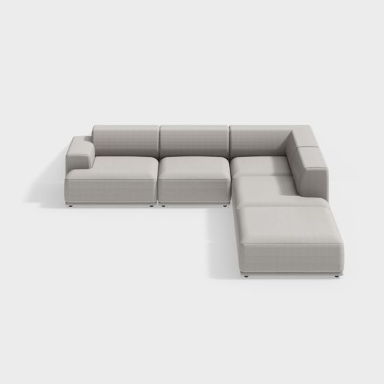 Canapé danois-Muuto-Connect modulaire doux