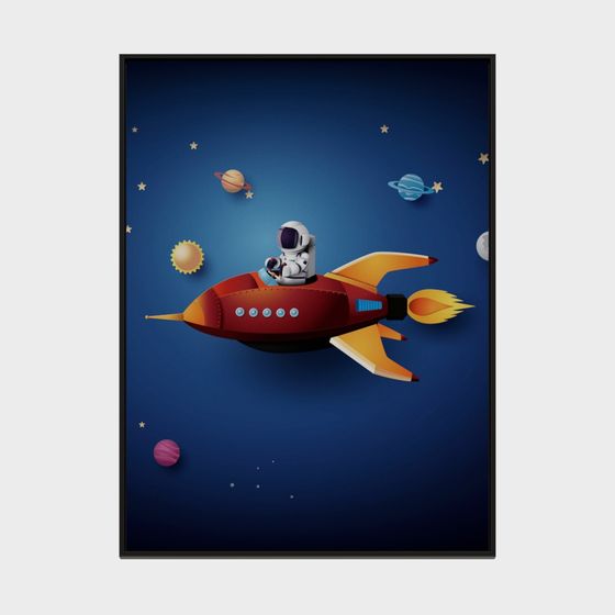 Space Adventure 3D Model for Creative Projects