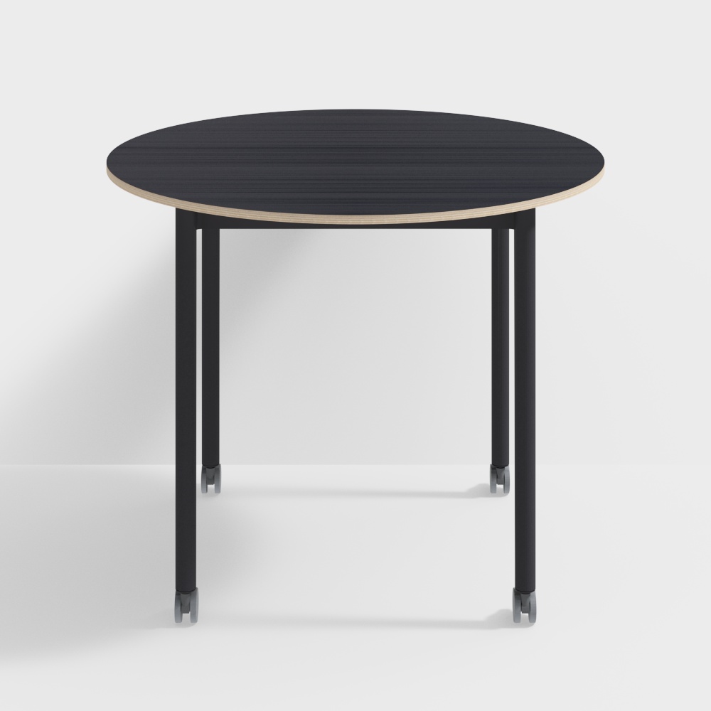Modern Mobile Round Table 3D model