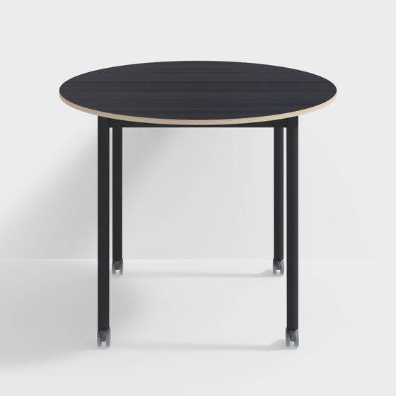 Modern Mobile Round Table 3D model