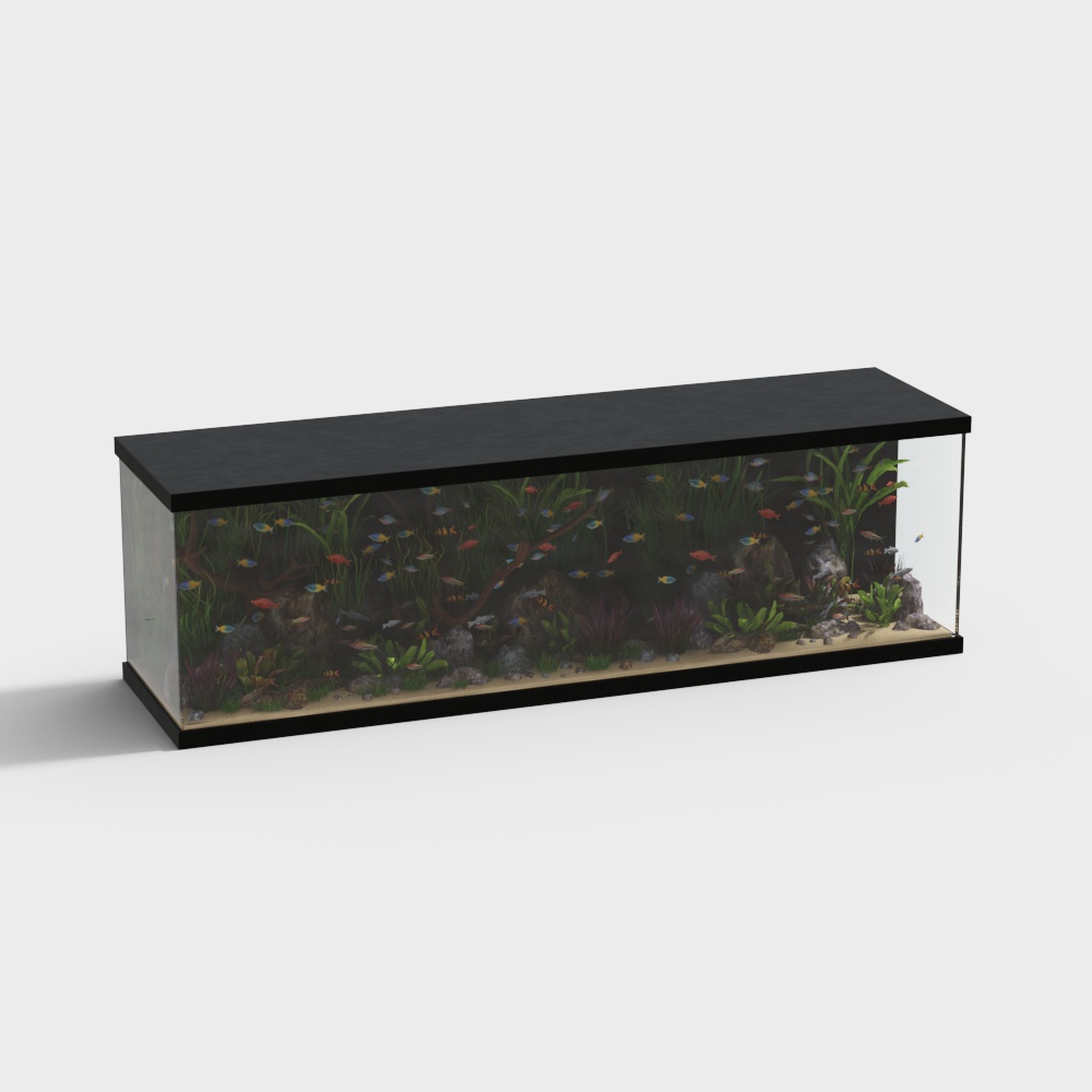 Underwater World Aquarium 3D model