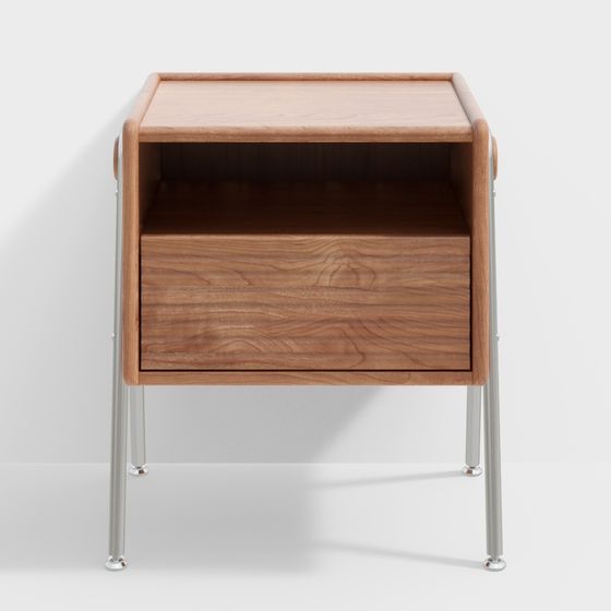 โต๊ะข้างเตียงสไตล์วินเทจ - Edward series Y00A06 - NY