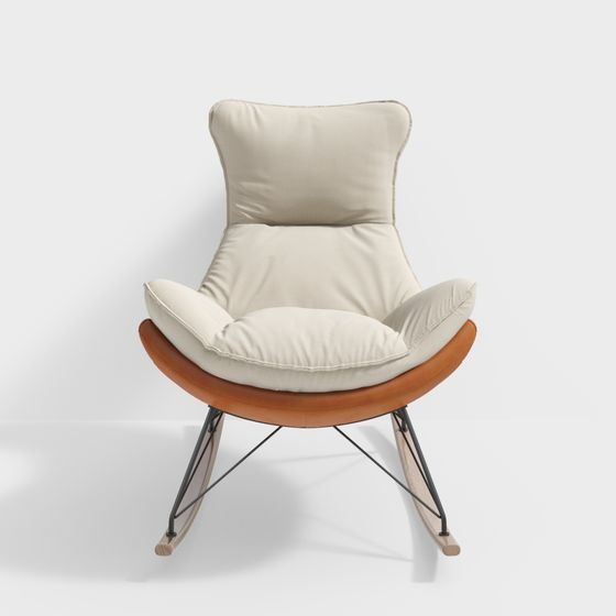 Cozy Rocker 3D model for Modern Interiors