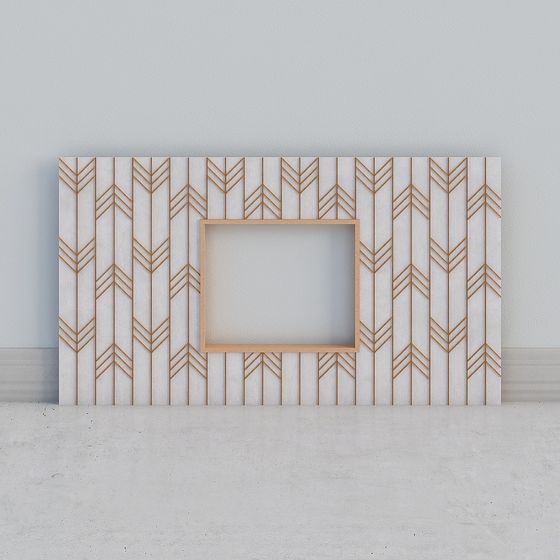 Geometric Low-Polygon 3D Model for Modern Design