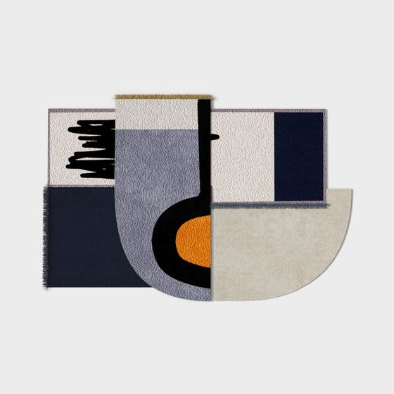 Abstract Artistic Carpet 3D Model