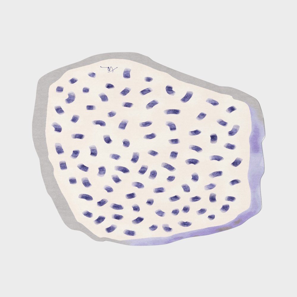 Watercolor Rug 3D model