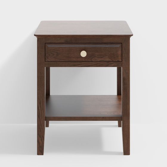 レトロアメリカンスタイル - ハワイシリーズ Y2211 - 引き出し1台のベッドサイドテーブル - NY