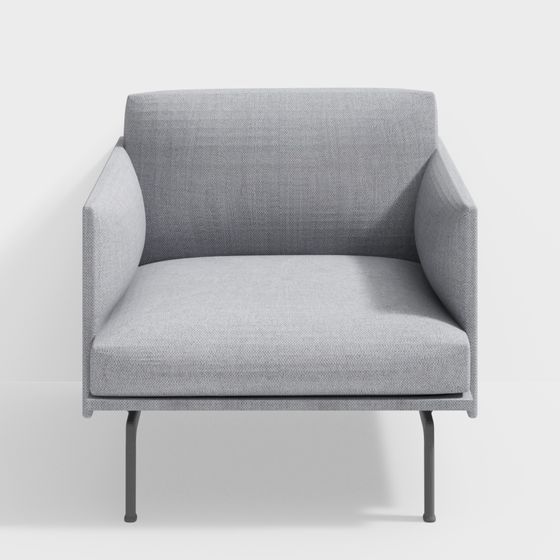 Urban Comfort Chair 3D model