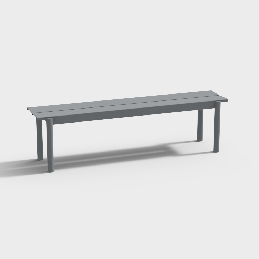 Linear Steel Bench 1700