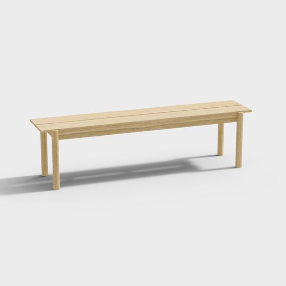 線性木長椅 170x34