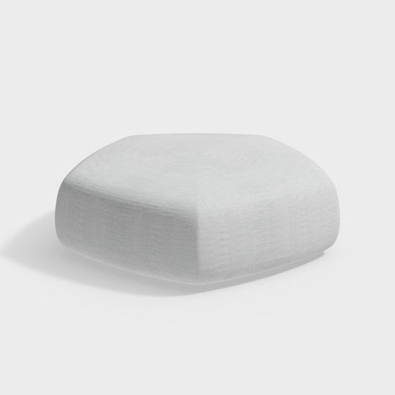 Stylish Square Cushion 3D model for Modern Design