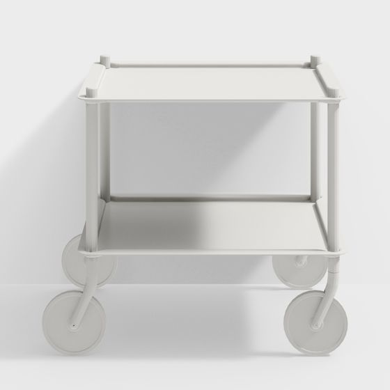 Modern Mobile Serving Cart 3D model