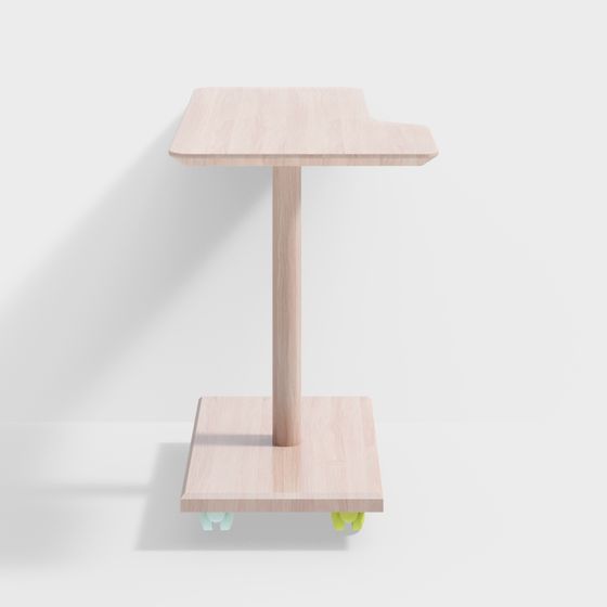 Modern Mobile Office Desk 3D model