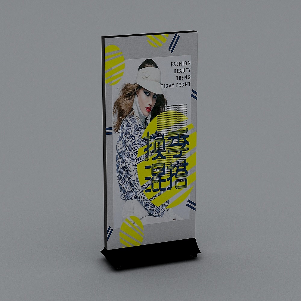 8.0cm Double-sided Canvas Moving Light Box