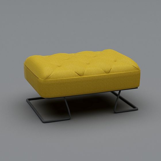 Cloud Stool 3D model for Modern Interiors