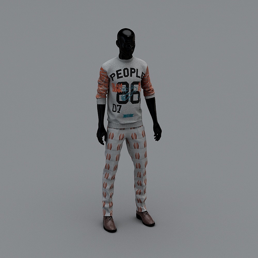 ร้านเสื้อผ้า Wind อุตสาหกรรม 6 - โมเดลแสดง