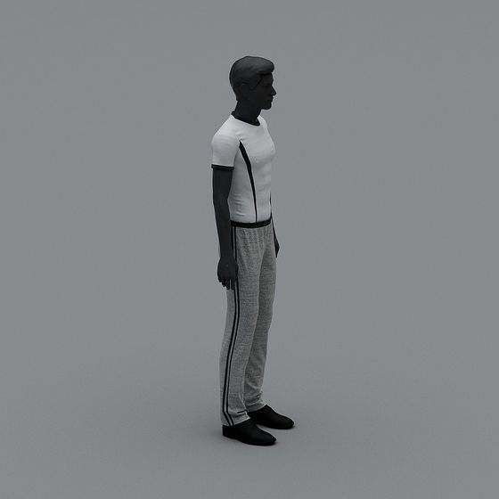Urban Jogger 3D model for Contemporary Projects
