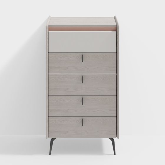 Mid-Century Modern Dresser 3D model