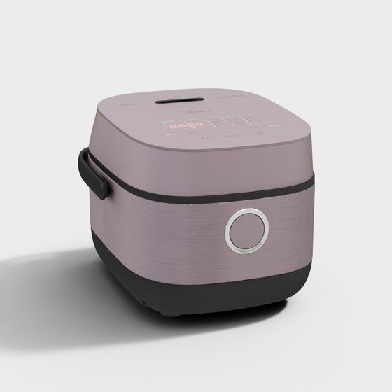 Smart Electric Rice Cooker 3D model