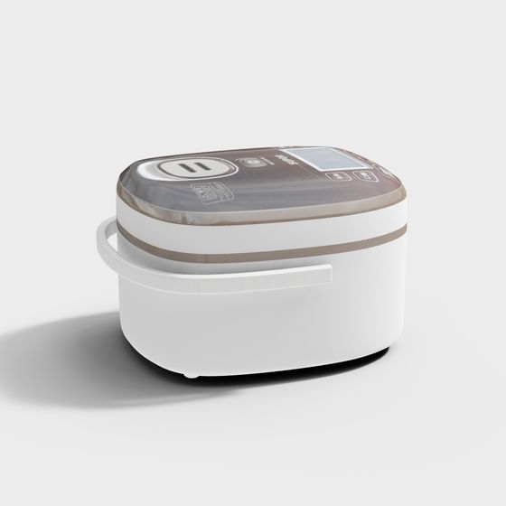 Modern Smart Rice Cooker 3D model