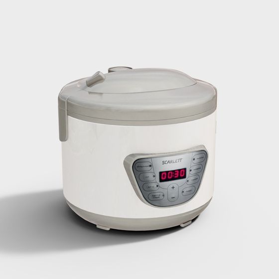 Rice Cooker 3D Model