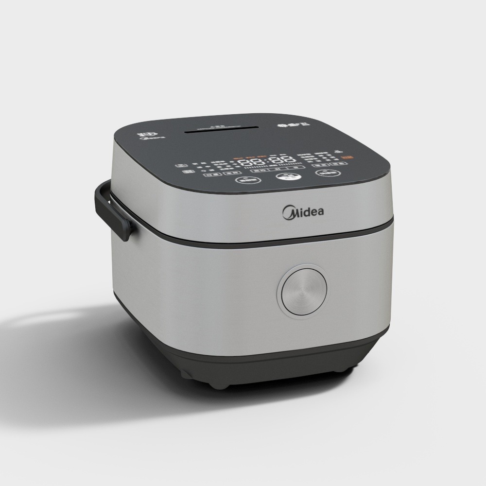 Sleek Midea Smart Rice Cooker 3D model