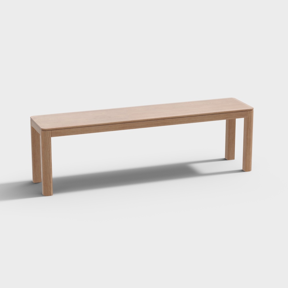 Modern Nordic style - Rheinland series Y110T76 - bench 1.4m-NY