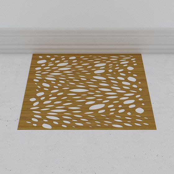 Lattice Panel 3D model for Modern Spaces