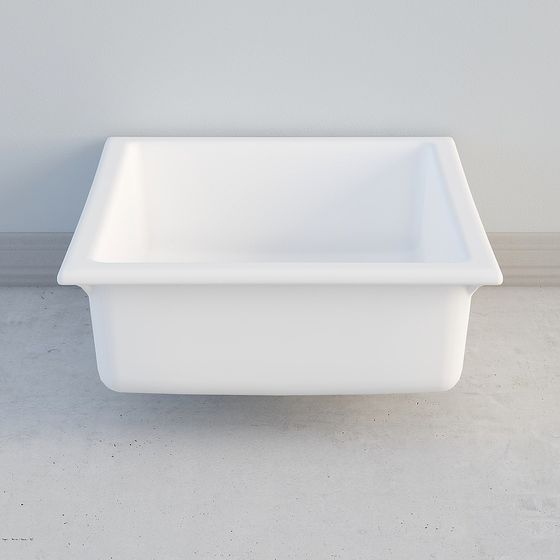 Minimalist Square Sink 3D model