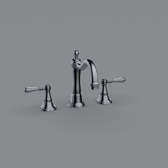 Stylish Vintage-Modern Faucet 3D model