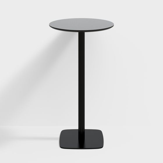 Urban Minimalist Round Table 3D model