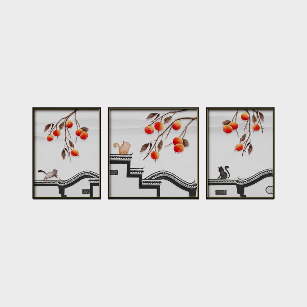 Physical Framed Painting-Living Room Decoration Painting-RS-006