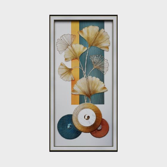 Autumn Leaves 3D Model for Artistic Spaces