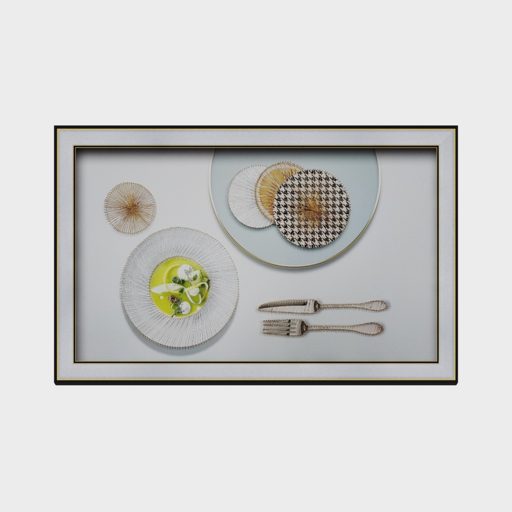 - Physical Framed Painting - Restaurant Decoration - RS-003